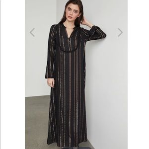 BCBGMAXAZRIA Striped Maxi Dress